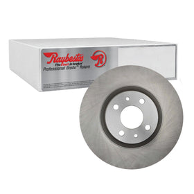 Raybestos rotor packaging showing brand and ready-to-install benefit