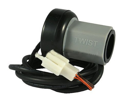 Razor twist grip throttle front view showing connector and reliable replacement