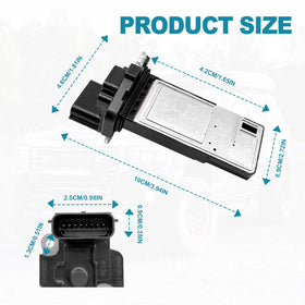 RBOKO MAF sensor electrical connector close-up for secure plug-in benefit