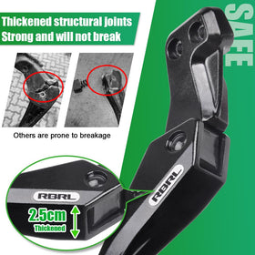 RBRL kickstand dimensions image showing mounting spacing and scale