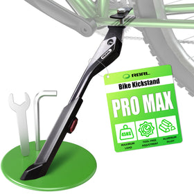 RBRL kickstand front profile showing sturdy center-mount and stable support