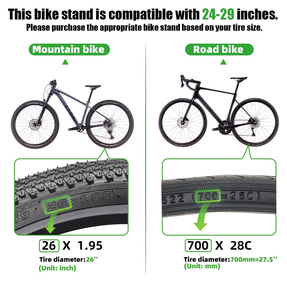 RBRL kickstand installed on a bike side view demonstrating steady support with cargo benefit