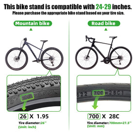 RBRL kickstand installed on a bike side view demonstrating steady support with cargo benefit