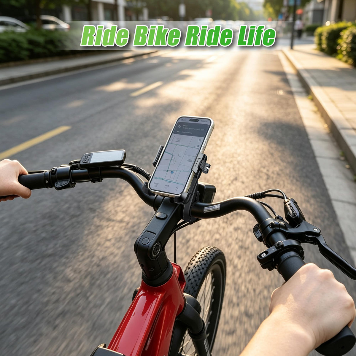 RBRL mounted phone with camera unobstructed for clear recording