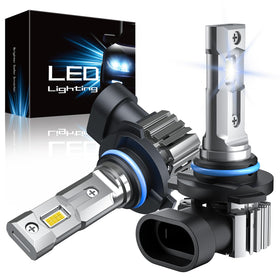 RCJ 9006 front view pack of 2 showing plug-and-play fit and brighter light