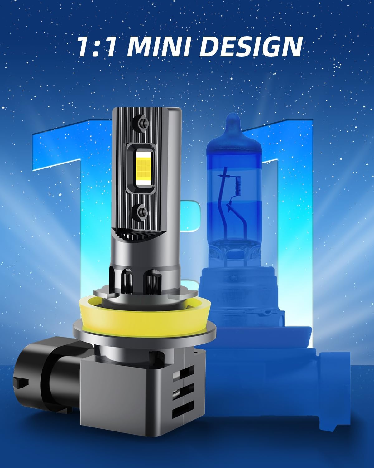 RCJ turbo cooling fan detail showing active cooling for longer bulb life