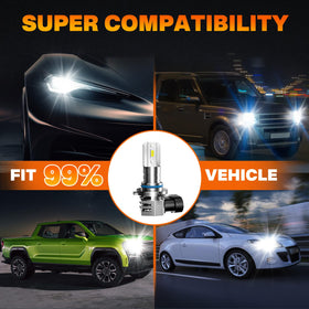 rcj bulb held in hand to show true size and easy install