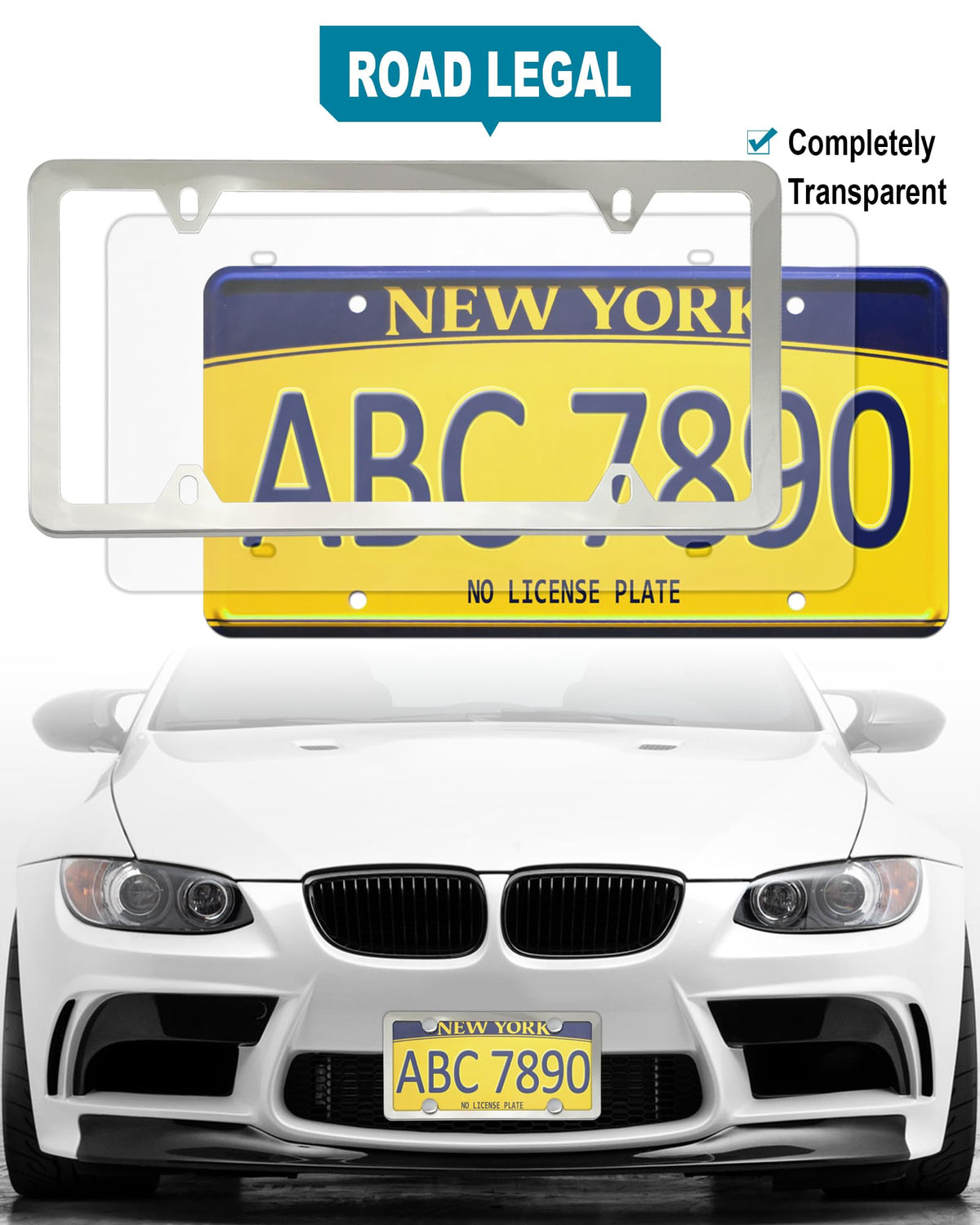 RCKJNJ polished stainless-steel frame edge demonstrating durable chrome finish