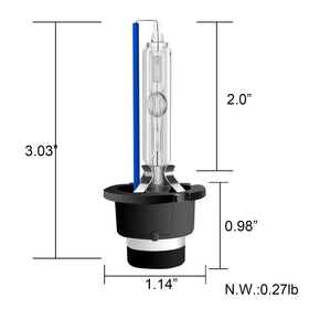 RCP night driving beam in use showing brighter road illumination