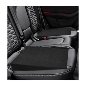 Rdxcv front view of two black wedge cushions showing shape and fit benefits