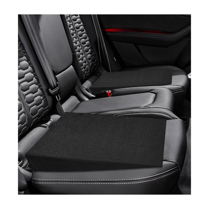 Rdxcv front view of two black wedge cushions showing shape and fit benefits
