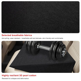 Rdxcv installed on rear car seat demonstrating leveling and stability benefit