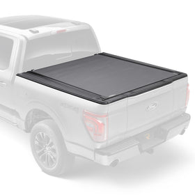 RealTruck BAK Revolver X4s front-closed view showing sleek matte finish and security