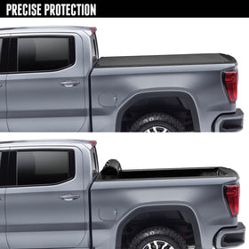 RealTruck BAK Revolver X4s slat texture detail showing vinyl-wrapped aluminum strength