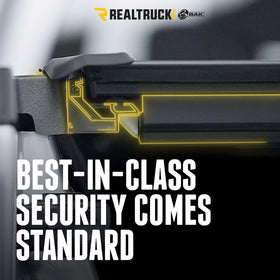 RealTruck BAKFlip MX4 tailgate seal close-up highlighting improved weather protection