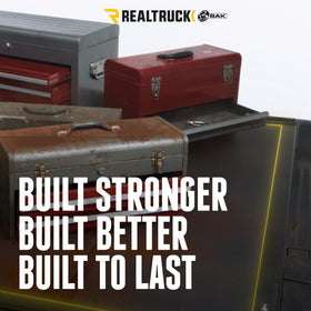 RealTruck BAKFlip MX4 textured matte surface close-up emphasizing durable finish