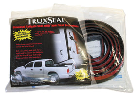 RealTruck TruXedo tailgate seal installed front view showing tight weatherproof barrier