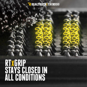RealTruck TruXedo TruXport cross bar bows demonstrating snow-load support