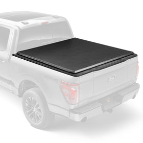 RealTruck TruXedo TruXport front view showing sleek low-profile benefit