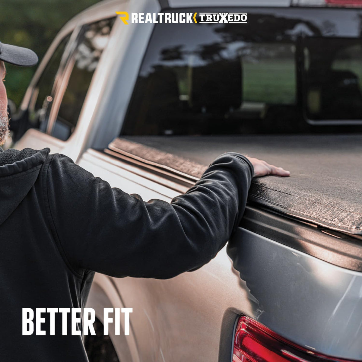 RealTruck TruXedo TruXport side-mounted profile emphasizing streamlined look