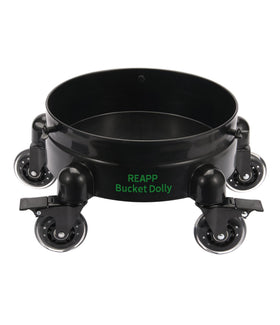 REAPP front view showing dolly platform and wheel layout for stable mobility