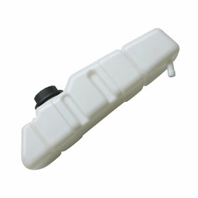 Recmod coolant tank front view showing mounting and hose connections for quick fit verification