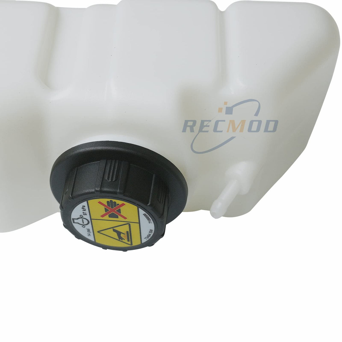 Recmod tank installed in Bobcat loader demonstrating proper fit and reduced downtime