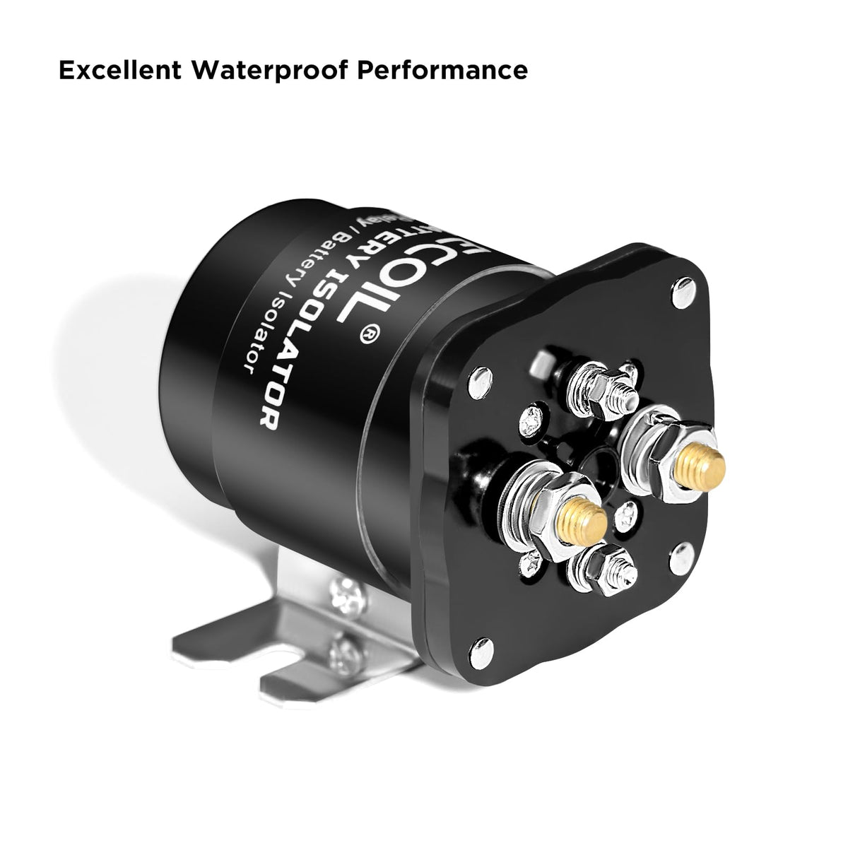 RECOIL BRL500 mounted in vehicle battery compartment demonstrating easy installation benefit