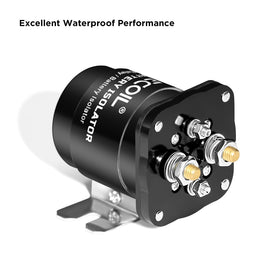 RECOIL BRL500 mounted in vehicle battery compartment demonstrating easy installation benefit