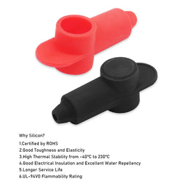 RECOIL set with nylon nuts stainless screws and silicone covers for corrosion resistance