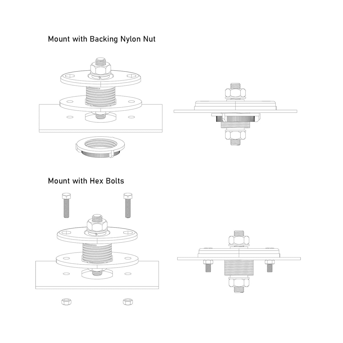 RECOIL installed in boat engine room showing organized high‑current cable routing
