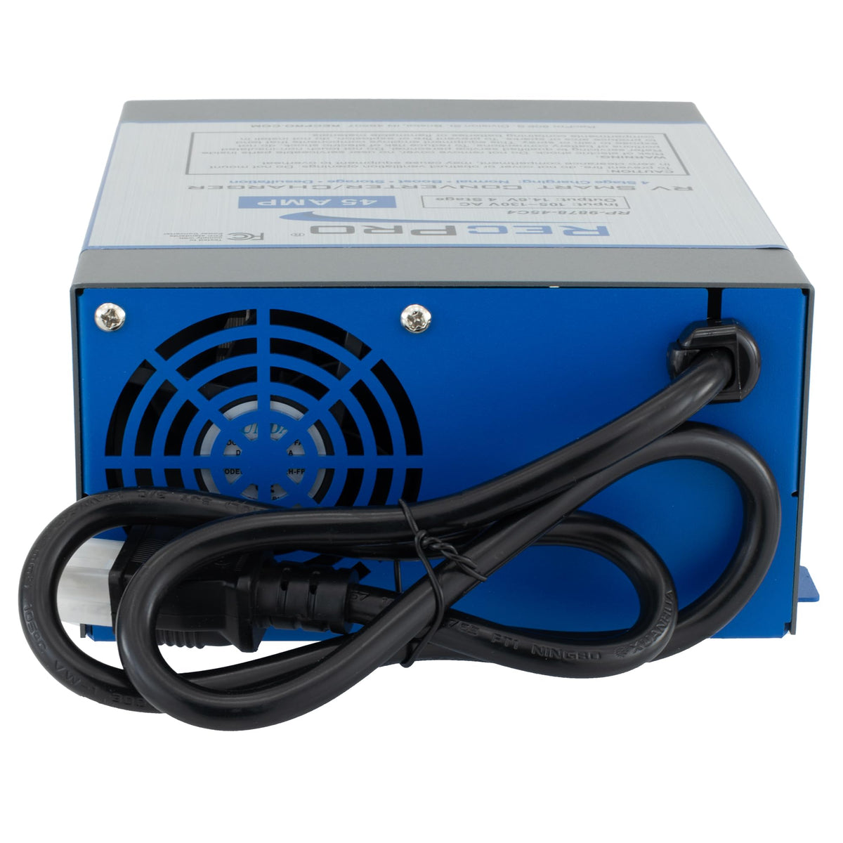 RecPro 65 Amp connected to an RV battery bank showing simultaneous charging benefit