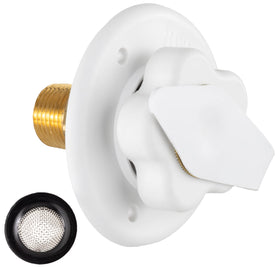 RecPro close-up of brass connection demonstrating corrosion resistance and reliable seal