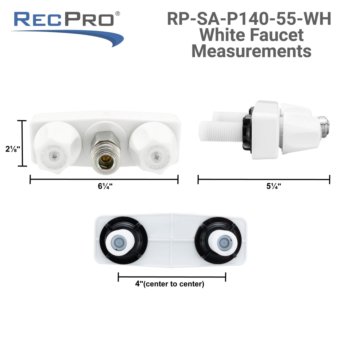 RecPro faucet in use at outdoor kitchen rinsing dishes for convenient cleanup benefit