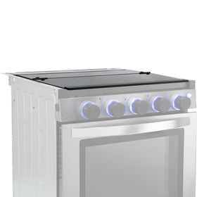 RecPro front view glass top showing clean finish and easy fit benefits