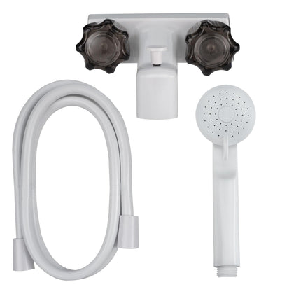 RecPro front view white/smoke showing compact footprint and clean lines