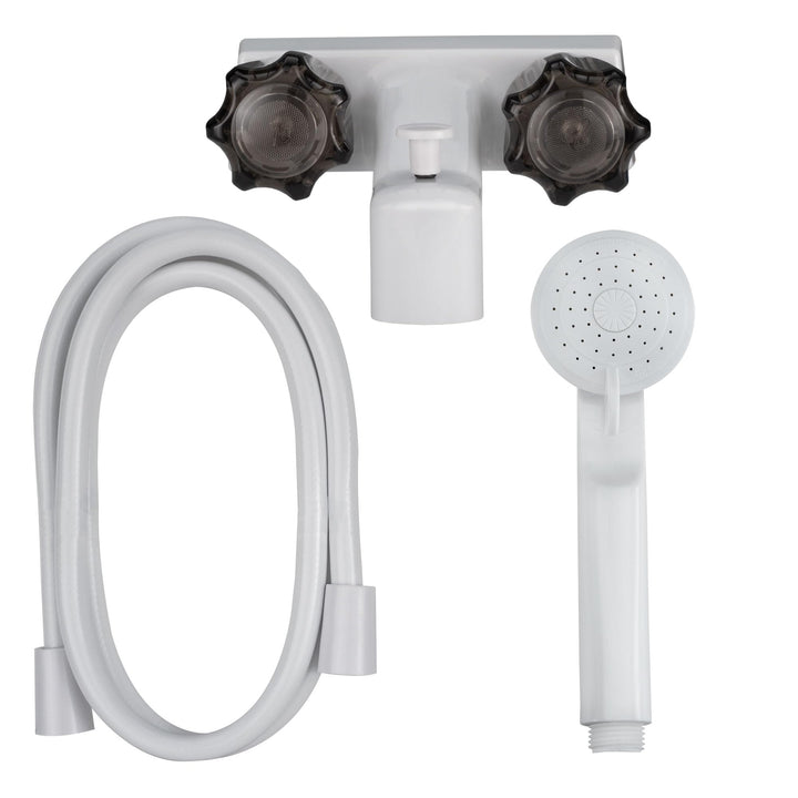 RecPro front view white/smoke showing compact footprint and clean lines