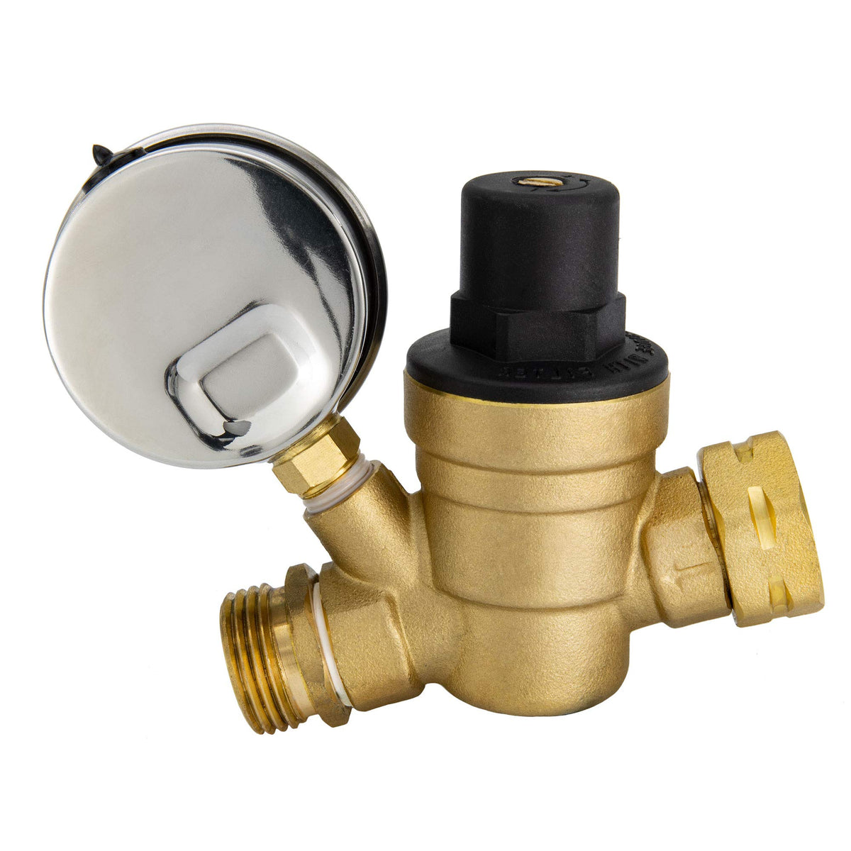 RecPro hose gripper connection on regulator — secure leak-resistant attachment
