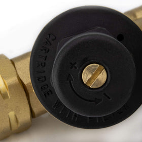 RecPro connected at campsite spigot in use — safeguards RV water system