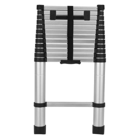 RecPro ladder secured with strap for transport and organized storage