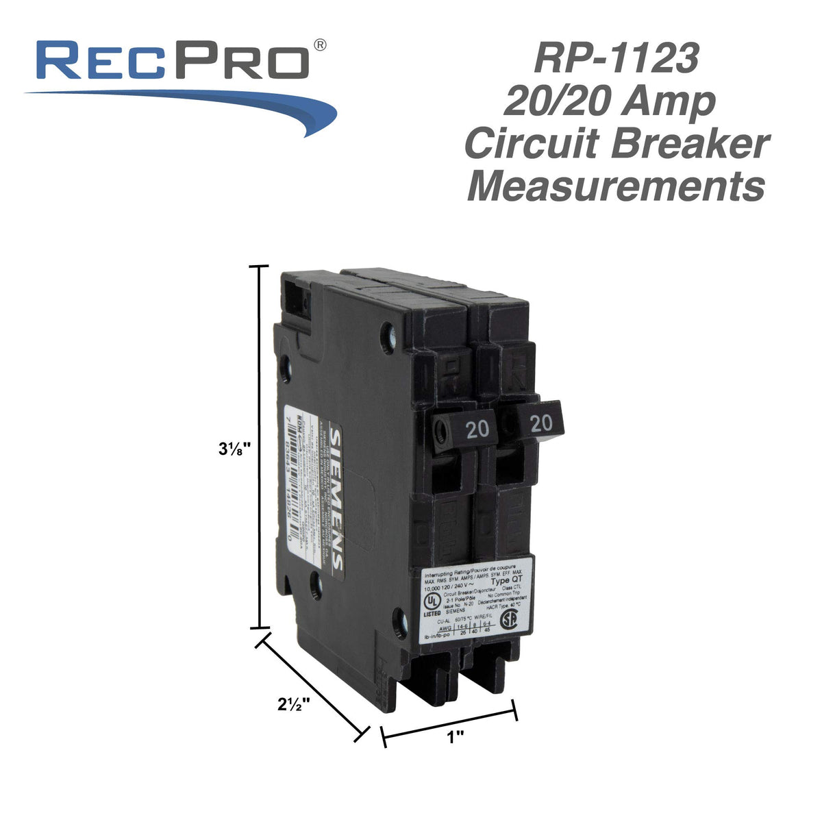 RecPro Q2020 side profile demonstrating slim tandem form for space saving