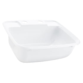 RecPro rectangular sink front view showing compact fit and clean finish