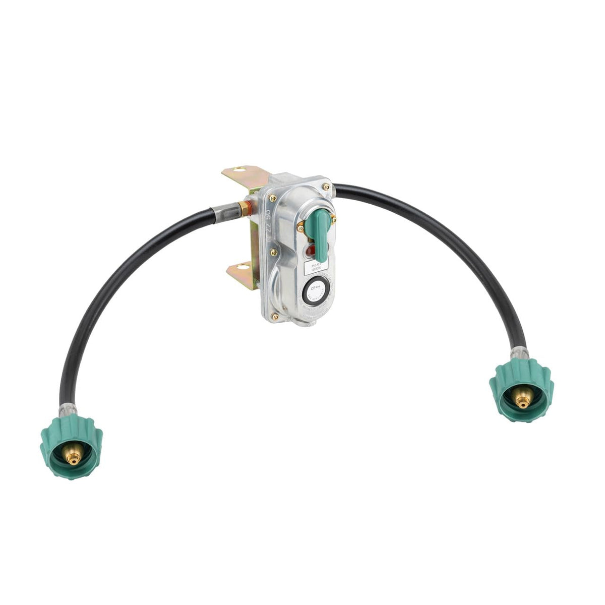 RecPro regulator front view showing compact housing and inlet connections for easy installation
