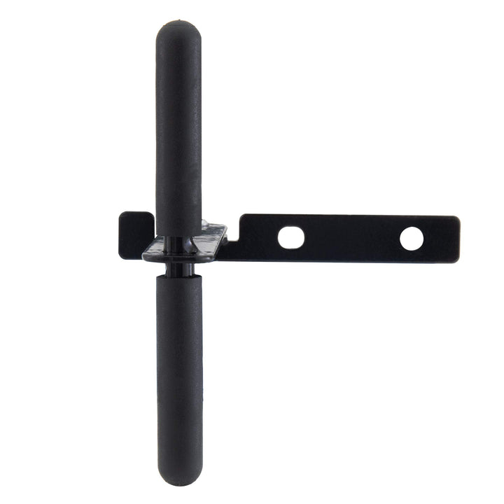 RecPro front view of latch showing compact profile and secure hold