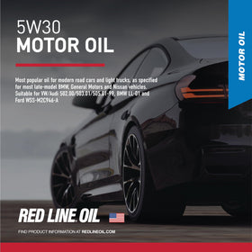 Red Line 15304 close up of bottle label displaying specifications and approvals for confidence
