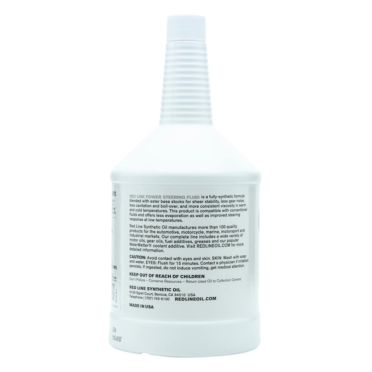 Red Line fluid sheen close-up highlighting thermal stability and film strength
