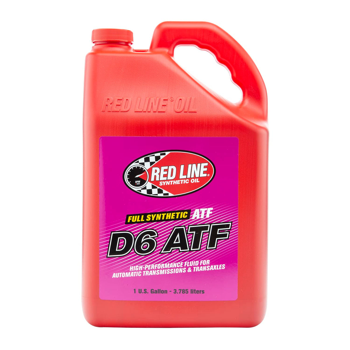 Red Line front label showing product name and benefits for quick identification