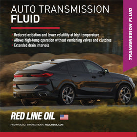 Red Line fluid texture closeup showing smooth viscosity for consistent shifts