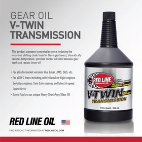 Red Line 42804 beside a tape measure showing four-quart bottle scale and convenience