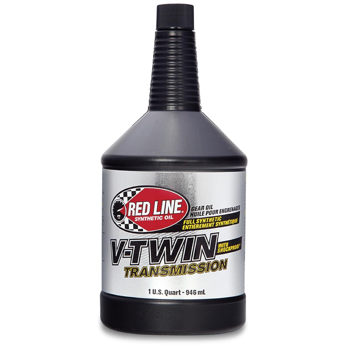 Red Line 42804 front label showing product name and 4-quart size with clear benefits